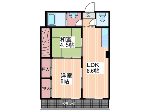 こいストアービル２の物件間取画像